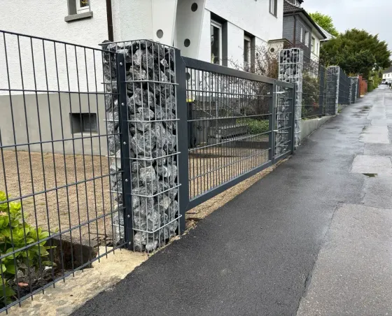 Gabionen und Steinzäune in Stuttgart - fachgerechte Ausführung vor Ort