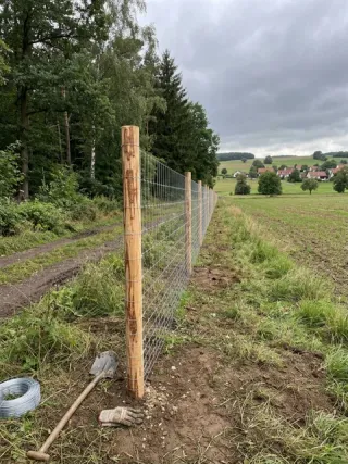 Wildzaun in Stuttgart - fachgerechte Ausführung vor Ort
